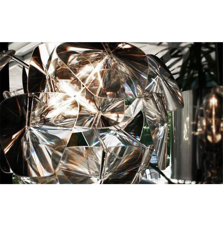 Lampa wisząca 3D nowoczesna designerska długi zwis