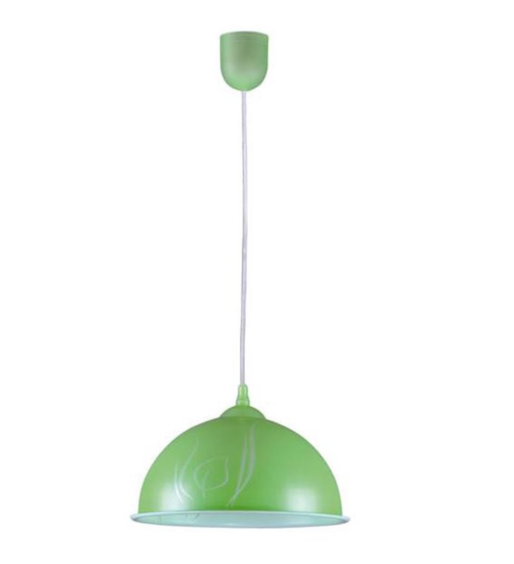 Lampa wisząca Tricala zielona kuchenna - DOSTĘPNA OD RĘKI
